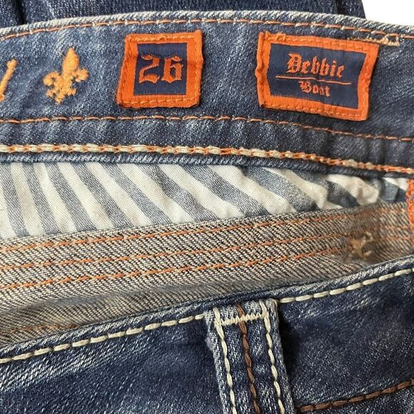 Rock Revival Y2K Debbie Boot Cut Low Rise Jeans Size 26 - Picture 7 of 7